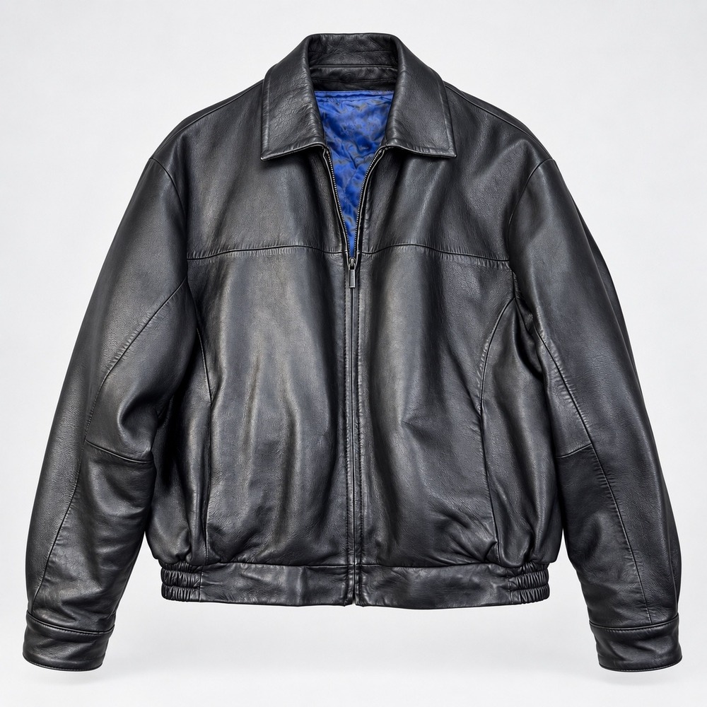 Vintage 90s Pelle Studio Wilsons Leather Bomber Jacket Men's Medium Aviator